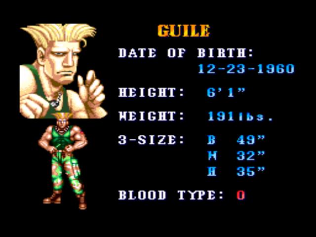 Guile Character select SUPER STREET FIGHTER 2 by viniciusmt2007 on