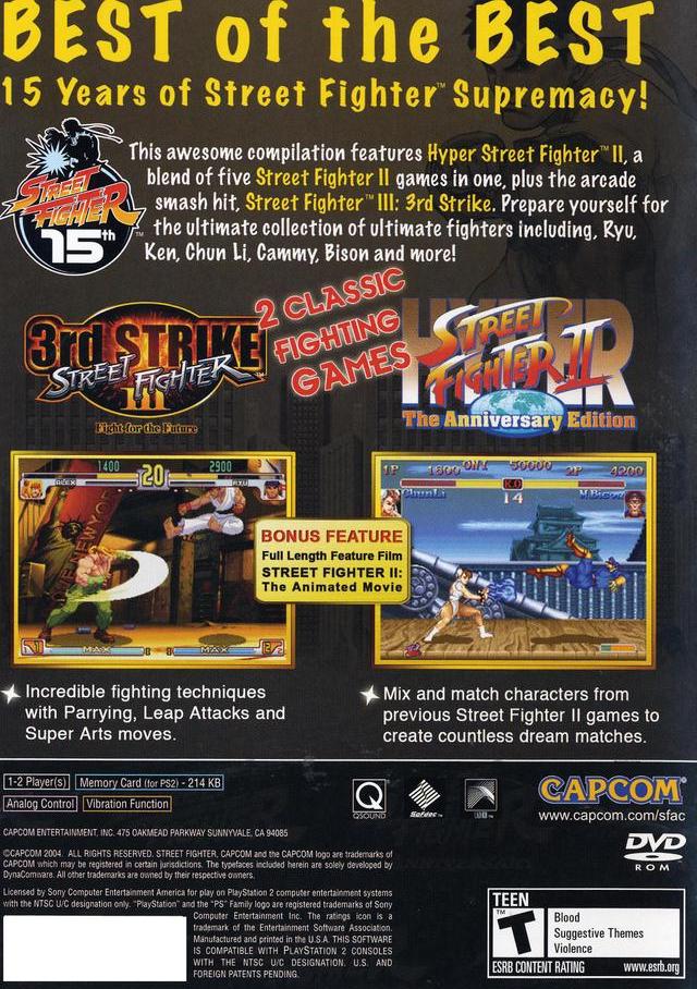 Street Fighter 30° Anniversary Collection [REPRO-PACTH] - PS2 - Sebo dos  Games - 10 anos!