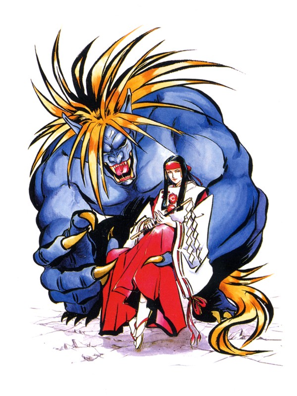 draw a to anime how Mizuki Rashoujin (Samurai Shodown)