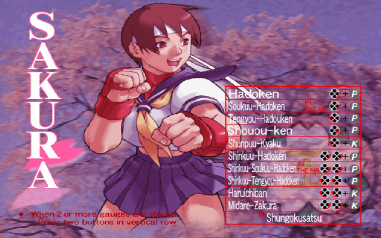 🌸 Sakura Kasugano Street - The Fighters Generation