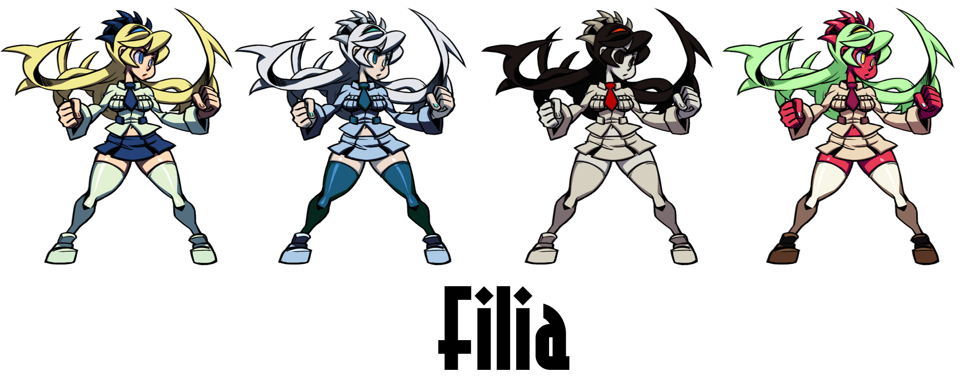 Filia new color palette card : r/SkullGirlsMobile