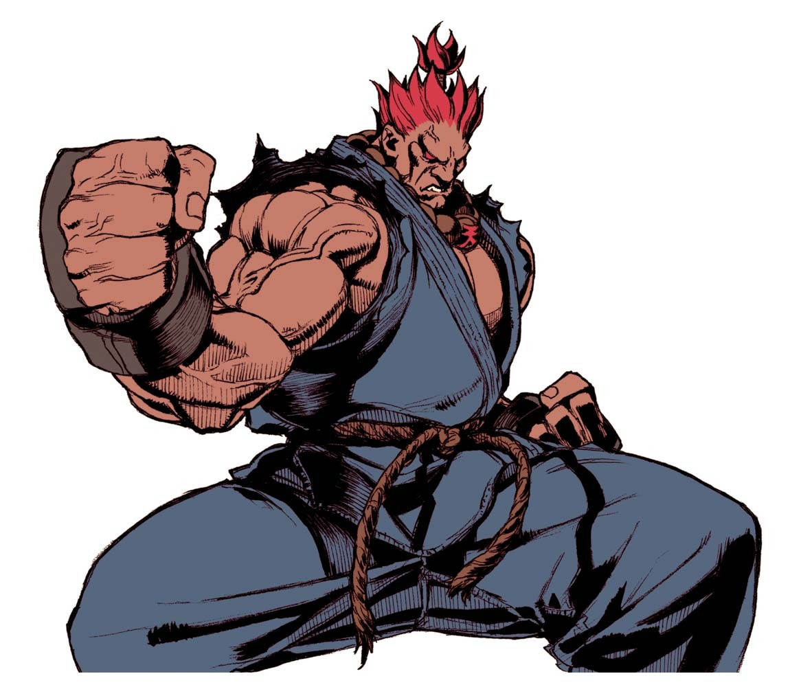 Akuma artwork #8, Street Fighter Alpha