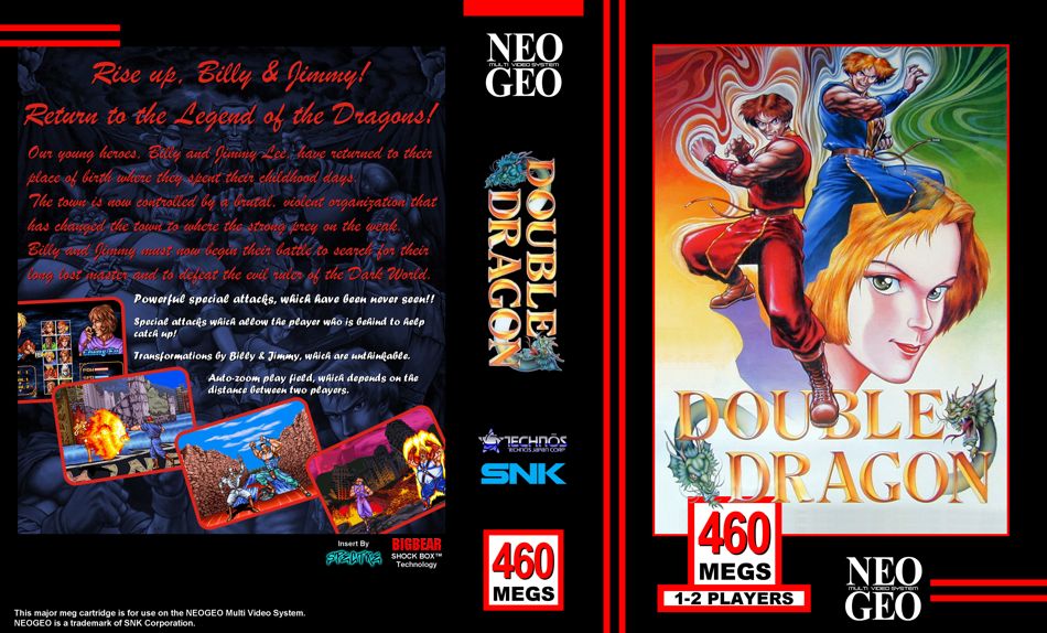 Double Dragon (Neo Geo/Arcade) - Abobo - PLAYTHROUGH 