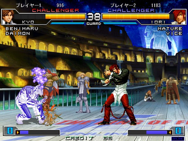 Screenshot of The King of Fighters 2002: Challenge to Ultimate