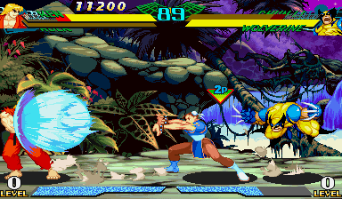 Video Game Marvel Super Heroes vs. Street Fighter HD Wallpaper