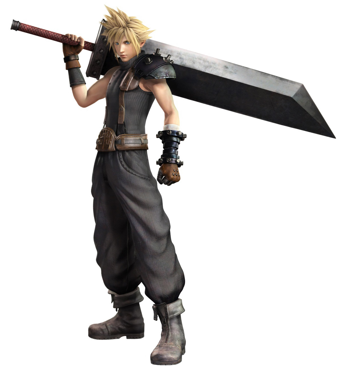 Cloud Strife FF7 Ehrgeiz Art Gallery TFG