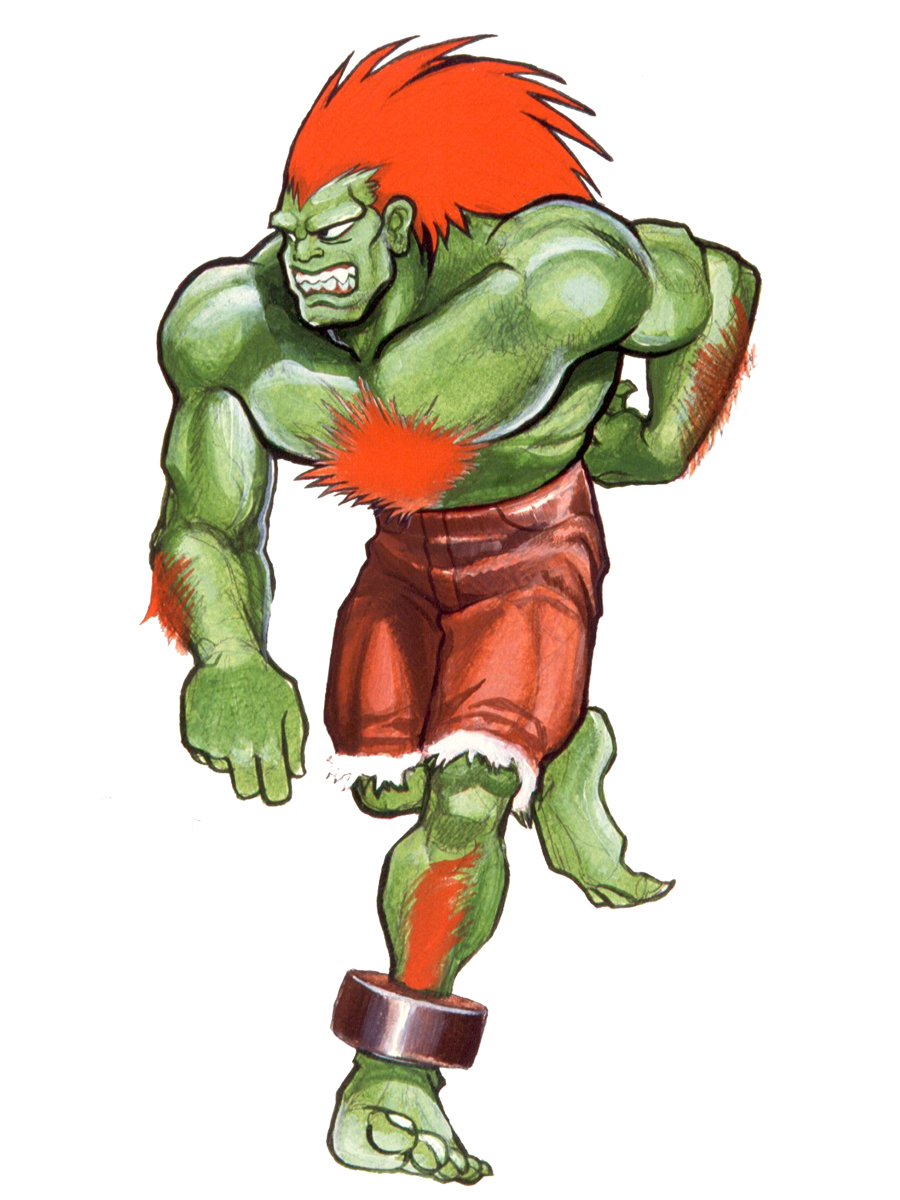 Premium Free ai Images  blanka from street fighter using his