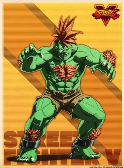 Blanka of Street Fighter 4 Concept Art  Street fighter, Street fighter  characters, Street fighter art