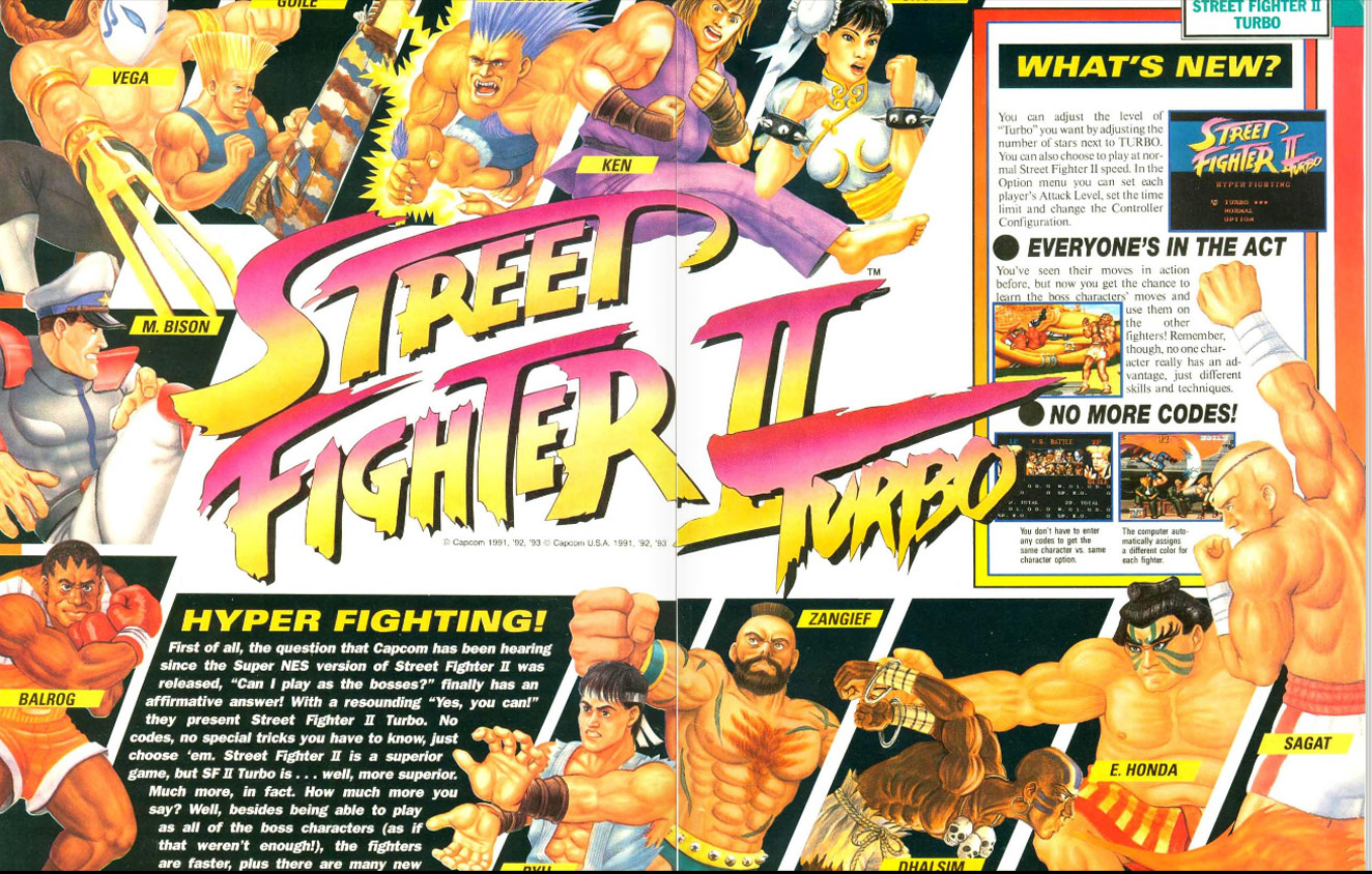 Street Fighter™ II Turbo: Hyper Fighting, Super Nintendo, Games